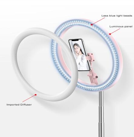 LED Selfie Ring Light with Adjustable Tripod Stand