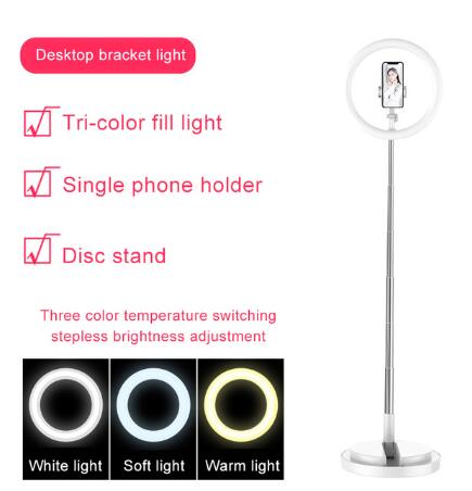 LED Selfie Ring Light with Adjustable Tripod Stand